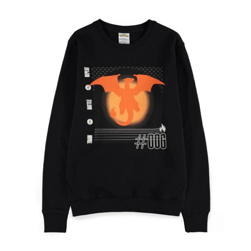 Difuzed Pokémon - Charizard Men's Crew Sweater - XL - كنزة